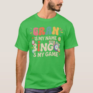 Camiseta Gran é meu nome Bingo é meu jogo menino