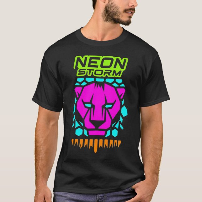 CAMISETA GRAN FELINO NEON (Frente)