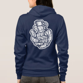 Camiseta Granada de Mão em Estilo de Quadrinhos
