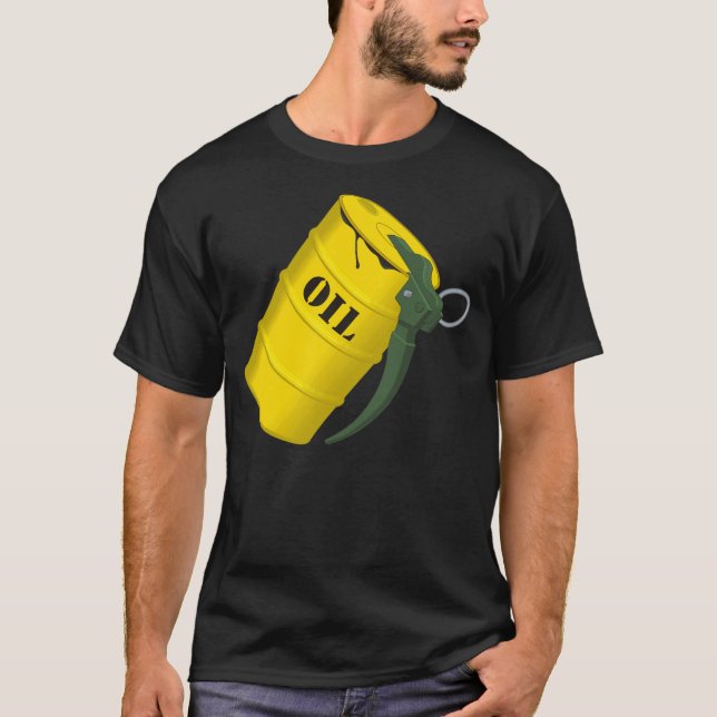 Camiseta Granada do óleo (Frente)