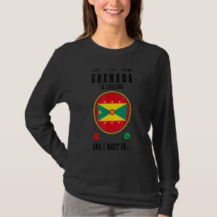 Camiseta Granada Está Chamando E Eu Devo Ir   Bandeira de G