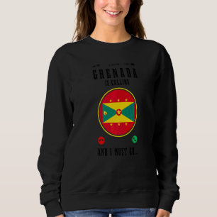 Camiseta Granada Está Chamando E Eu Devo Ir  Bandeira de Gr