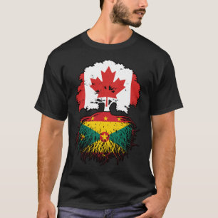 Camiseta Granada Granada Canadense Canadá Bandeira de Raíze