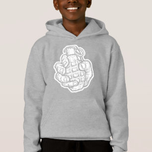 Camiseta Granada Mão no Estilo História em quadrinhos