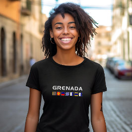 Camiseta Granada Náutica Navegação Marítima Sinalizadores d