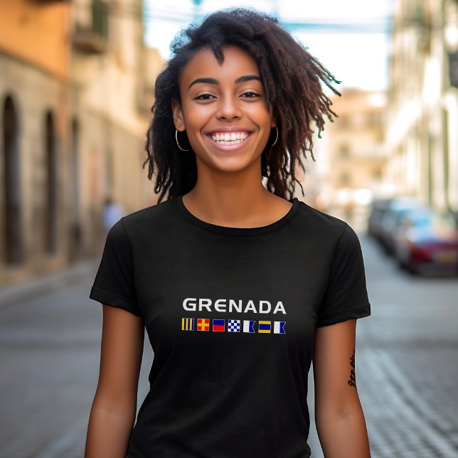 Camiseta Granada Náutica Navegação Marítima Sinalizadores d (Criador carregado)