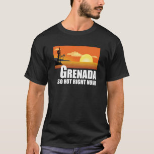 Camiseta Granada tão quente agora Retro Viagem Beach Vacati