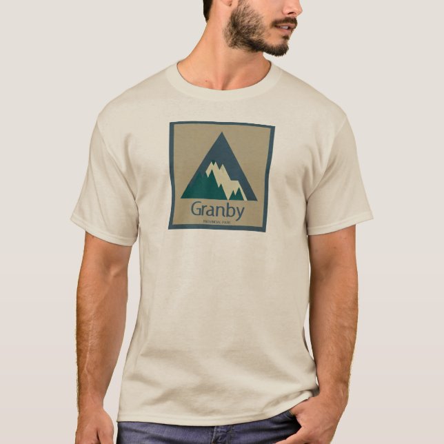 Camiseta Granby Provincial Park Rustic (Frente)