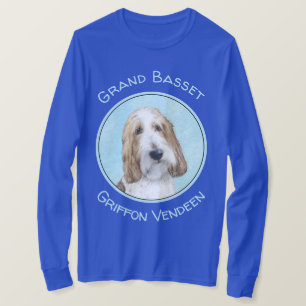 Camiseta Grand Basset Griffon Vendeen - Arte Cão Original