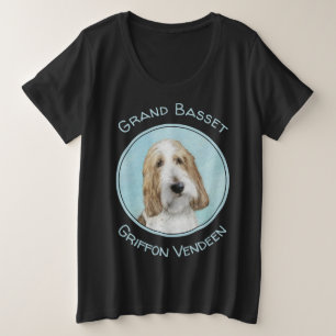 Camiseta Grand Basset Griffon Vendeen - Arte Cão Original