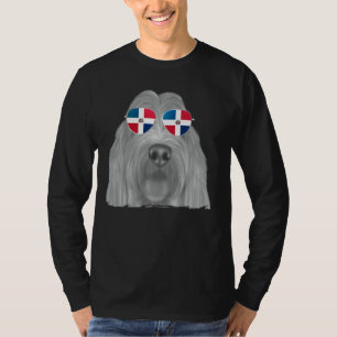Camiseta Grand Basset Griffon Vendeen Dog Dominican Flag Su