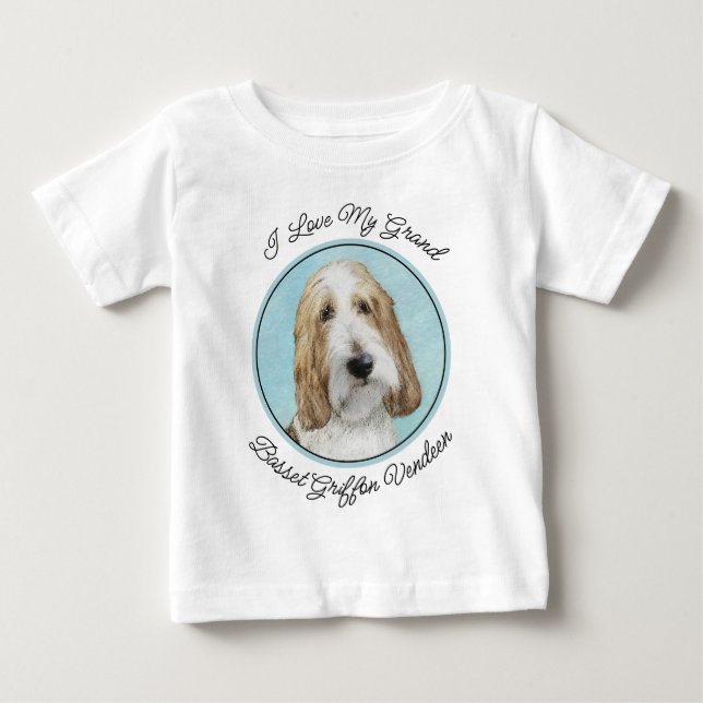 Camiseta Grand Basset Griffon Vendeen - Original Dog Art Ba (Frente)