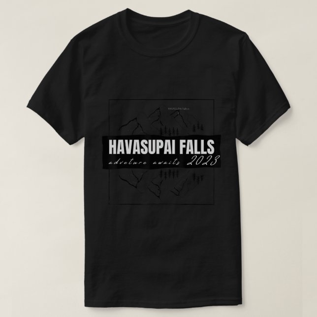 Camiseta Grand Canyon Havasu cai no acampamento de Arizona  (Frente do Design)