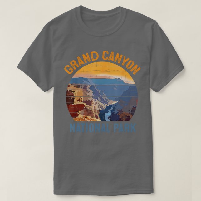 Camiseta Grand Canyon National Park Férias Arizona Trip H (Frente do Design)