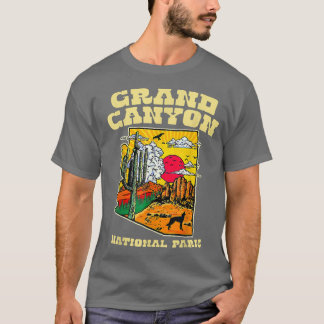 Camiseta Grand Canyon National Park Psychedelic Cactos Monu