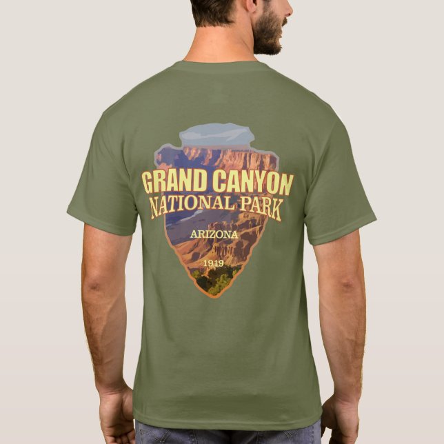 Camiseta Grand Canyon NP (flecha) (Verso)