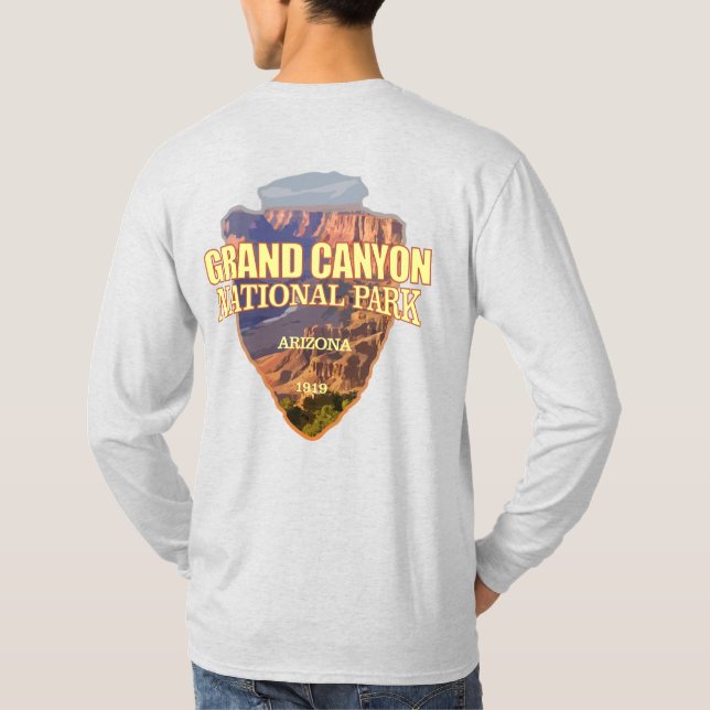 Camiseta Grand Canyon NP (flecha) (Verso)