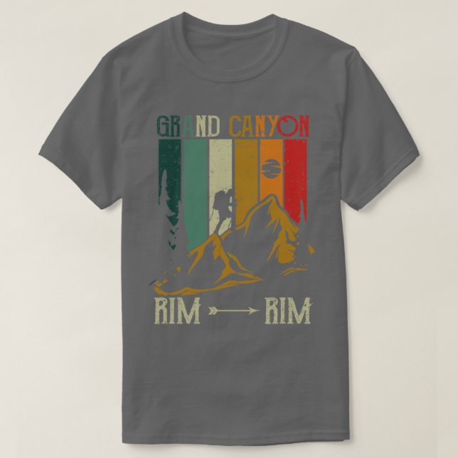 Camiseta Grand Canyon Rim Rim (Frente do Design)