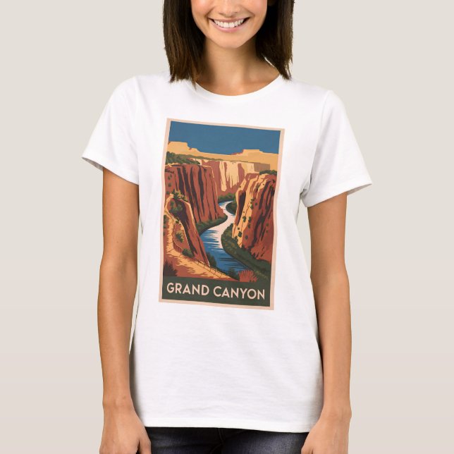 Camiseta Grand Canyon Vintage (Frente)
