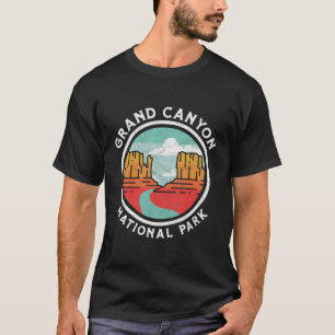Camiseta Grand Canyon Vintage Seal Souvenir - Gráfico Retro