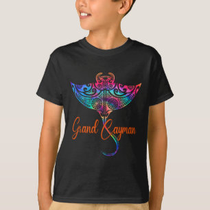 Camiseta Grand Cayman Islands 2025 Tribal Stingray Family V