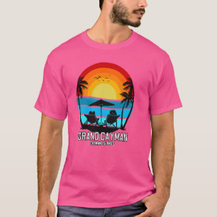 Camiseta Grand Cayman Lembrança Seven Mile Beach Ilhas Caym