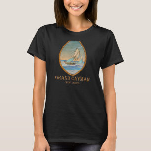 Camiseta Grand Cayman West Indies Vintage Retro velboat Va