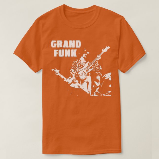 CAMISETA GRAND FUNK RAILROAD 23 (Frente do Design)