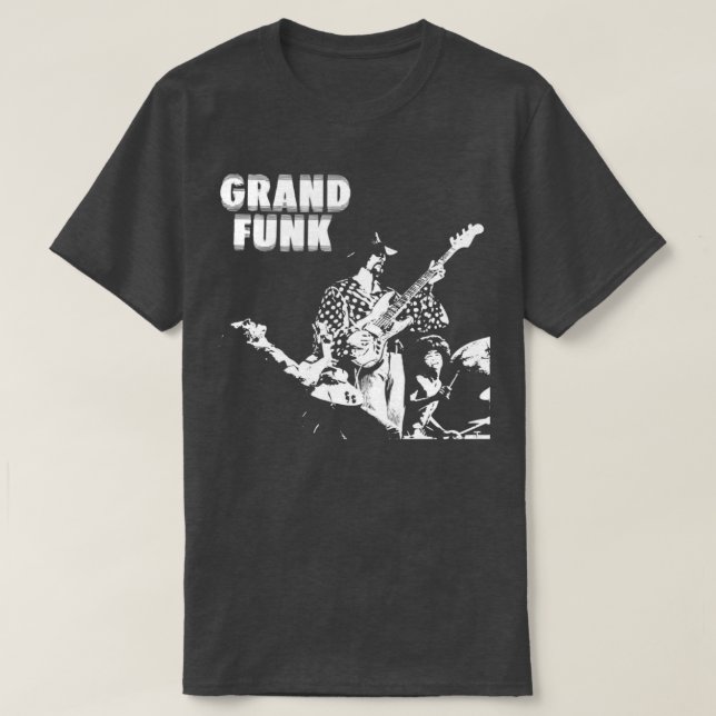 CAMISETA GRAND FUNK RAILROAD 34 (Frente do Design)