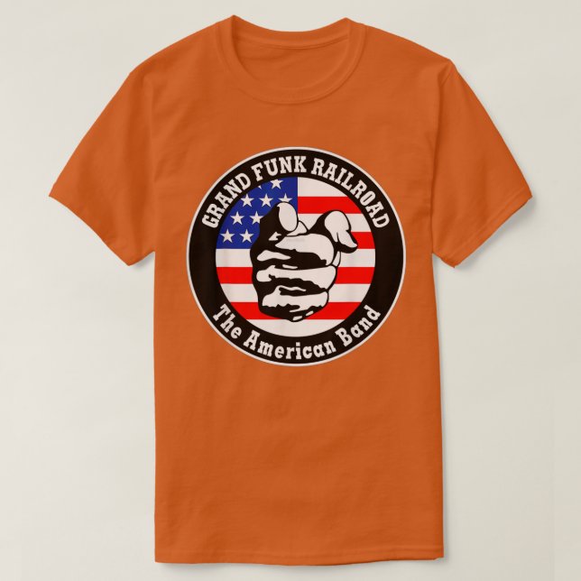 Camiseta Grand Funk Railroad The American Band (Frente do Design)