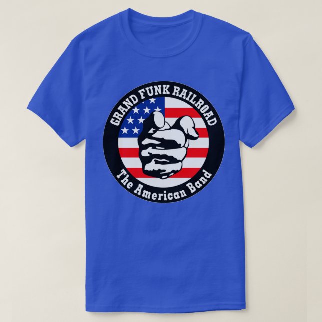 Camiseta Grand Funk Railroad Wex27re An American Band (Frente do Design)