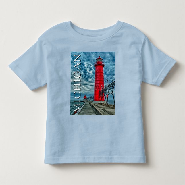 Camiseta Grand Haven Lighthouse | Michigan (Frente)