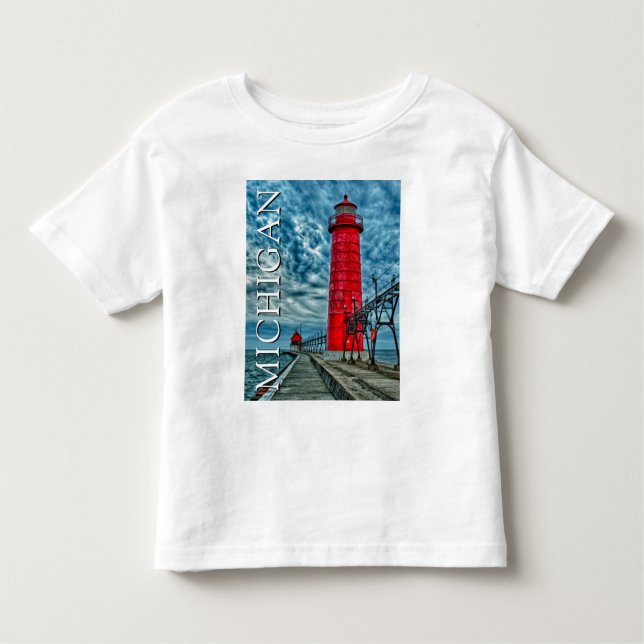 Camiseta Grand Haven Lighthouse | Michigan (Frente)