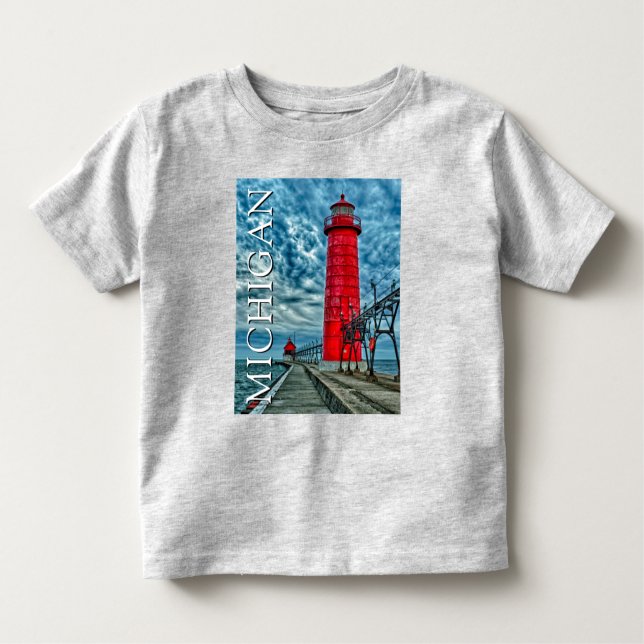 Camiseta Grand Haven Lighthouse | Michigan (Frente)