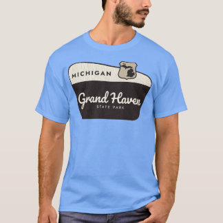 Camiseta Grand Haven State Park - Michigan - Sinal de boas-