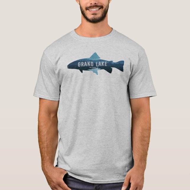 Camiseta Grand Lake Colorado Fish (Frente)