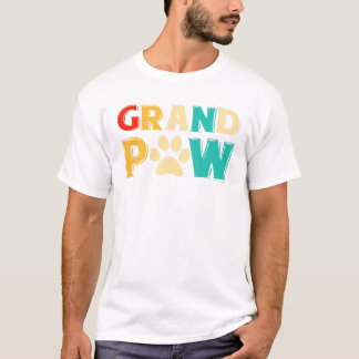 Camiseta Grand Paw Dog TShirt Avô Vovô Cachorro Vi