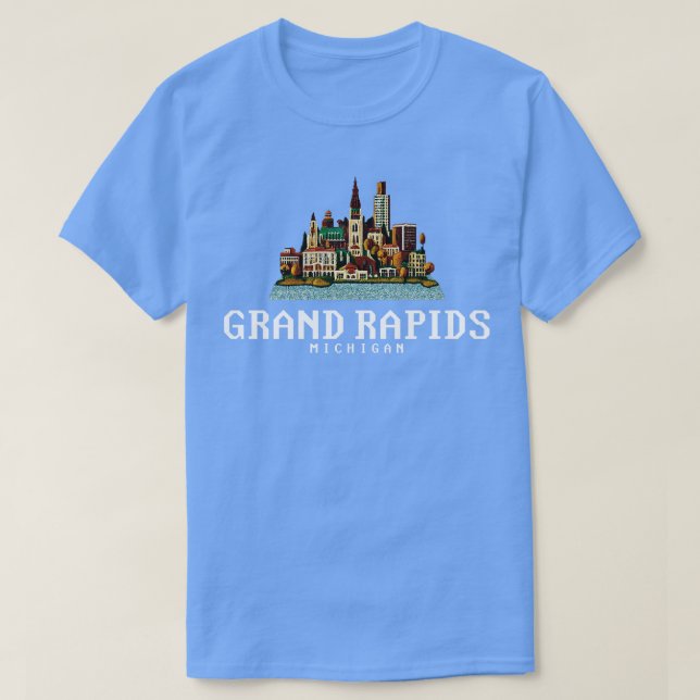Camiseta Grand Rapids Michigan (Frente do Design)