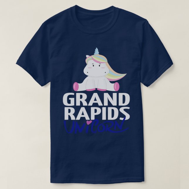 Camiseta Grand Rapids Unicórnio (Frente do Design)