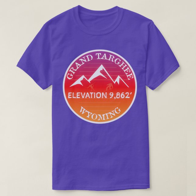 Camiseta Grand Targhee Ski Resort Snowboard Mountain Wyomin (Frente do Design)