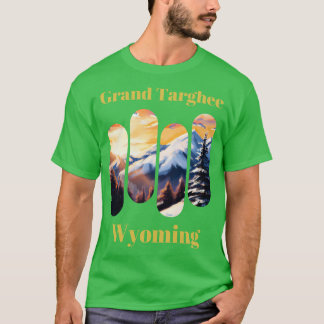 Camiseta Grand Targhee ski Wyoming