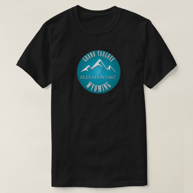 Camiseta Grand Targhee Wyoming Ski (Frente do Design)