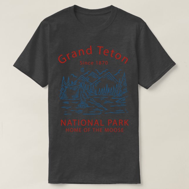 Camiseta Grand Teton (Frente do Design)
