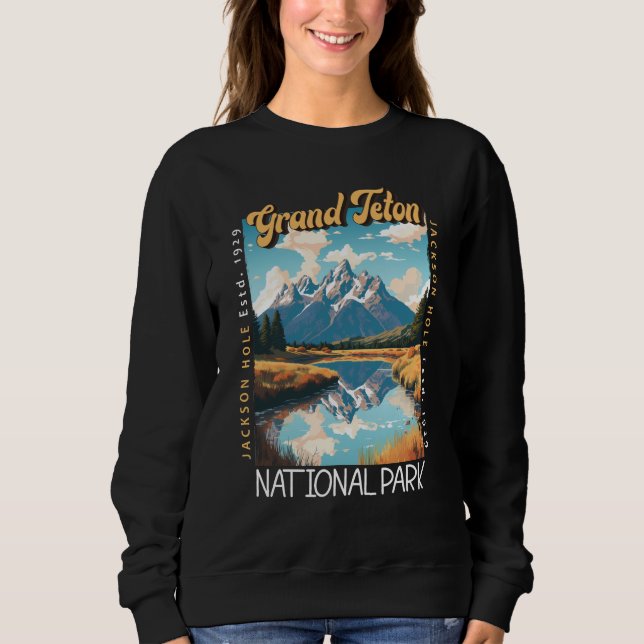 Camiseta Grand Teton National Park Jackson Hole se Distingu (Frente)