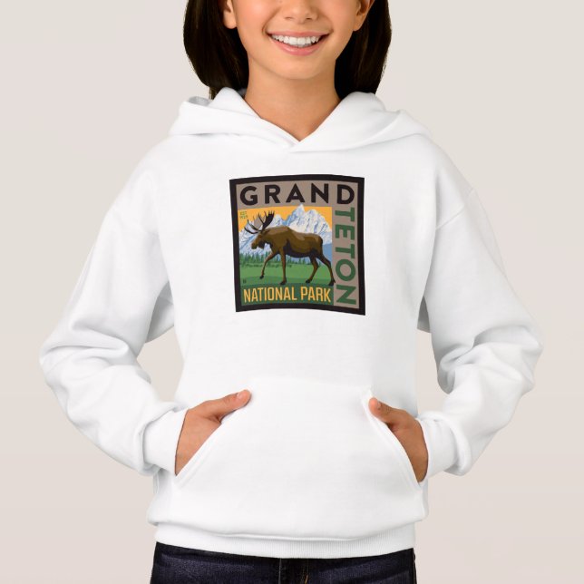 Camiseta Grand Teton National Park Moose (Frente)