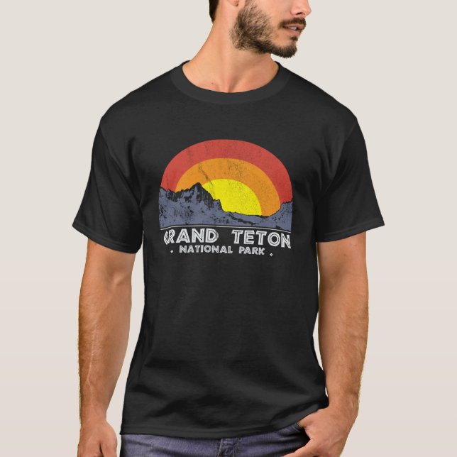 Camiseta Grand Teton National Park Wyoming (Frente)