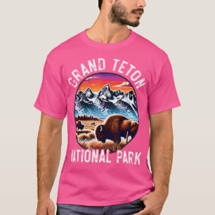Camiseta Grand Teton National Park Wyoming Hiking Adventure