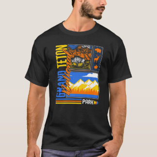 Camiseta Grand Teton National Park Wyoming Mountain Hiking