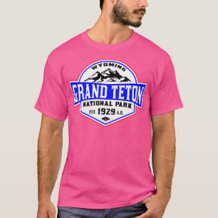 Camiseta Grand Teton National Park Wyoming Mounts 2 Base