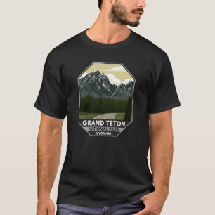 Camiseta Grand Teton National Park Wyoming Road Vintage